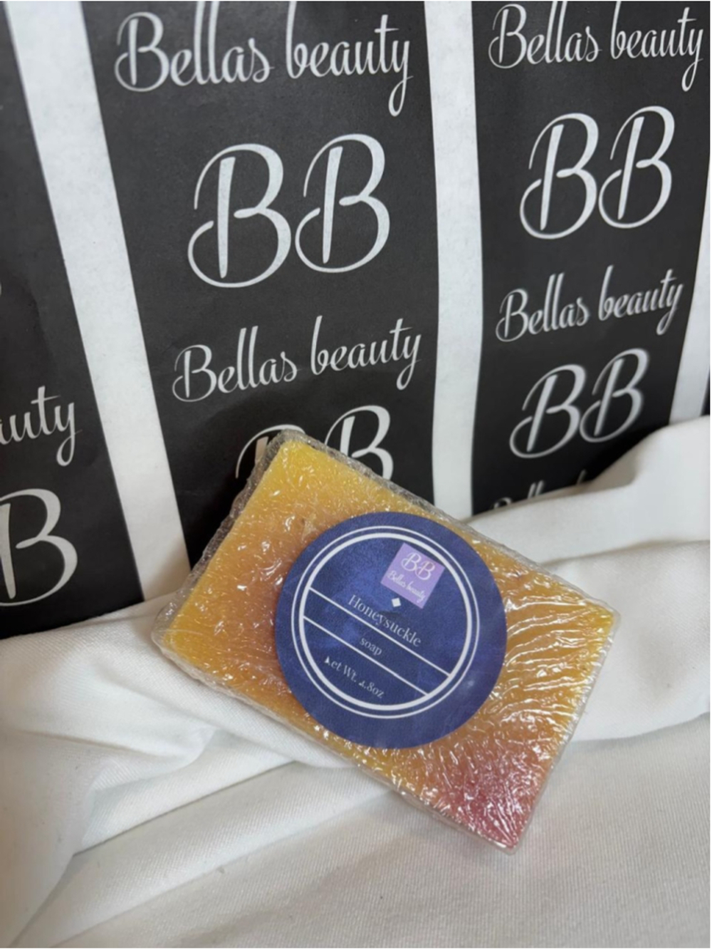 Honeysuckle Soap Bar - Vegan - 100% Natural Artisan Bellas Beauty #V10 x36